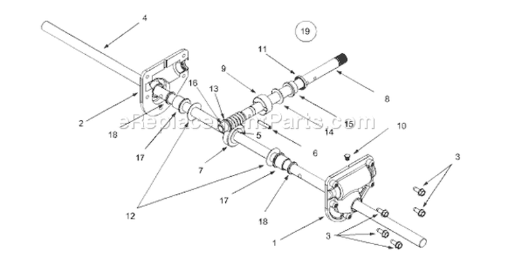 Page E Diagram and Parts List for 31AE663H401 2000 Yard Man Snow Blower